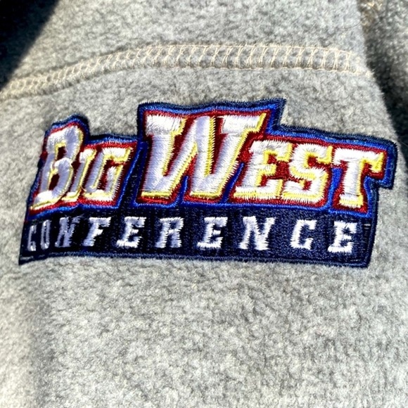 AEROPOSTALE BIG WEST CONFERENCE JACKET MEN’S GRAY FULL ZIP UP POLYESTER … - Picture 6 of 14